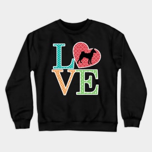 Love basenji best basenji Crewneck Sweatshirt